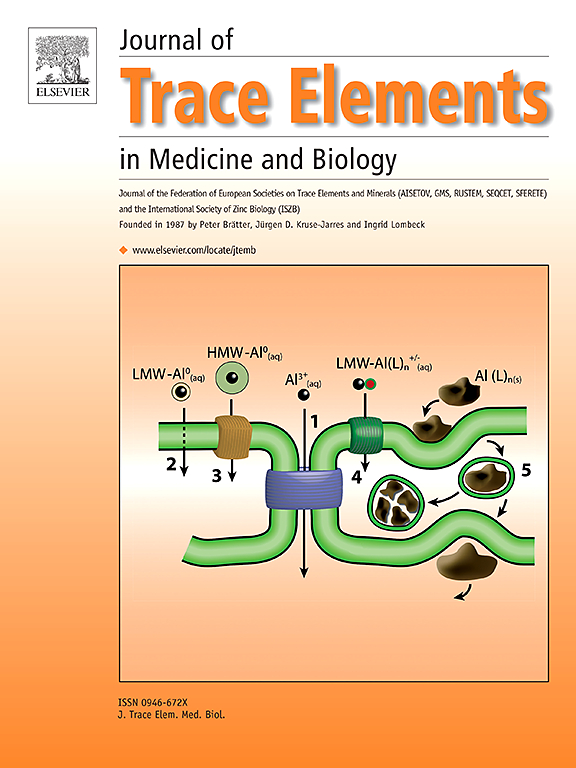 Go to journal home page - Journal of Trace Elements in Medicine and Biology